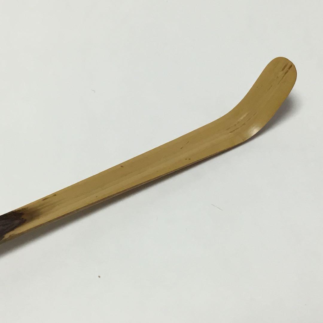 Antique Chashaku Tea Scoop Inscribed 'Wakaba' by Hosogai Kassho, Daitokuji Monk