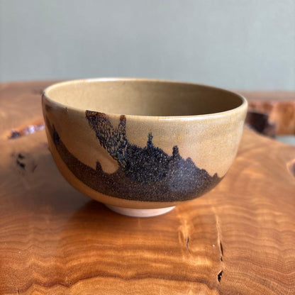 Yohen Glazed Tea Bowl by Heian Toroku - Kyoto Kiln Transformation Chawan
