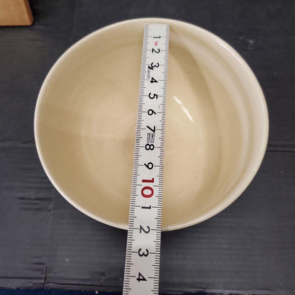 Nisei Kitaho Kyo-yaki Tea Bowl 'Yukimoyou' - Plum Blossom and Snow with Signed Box