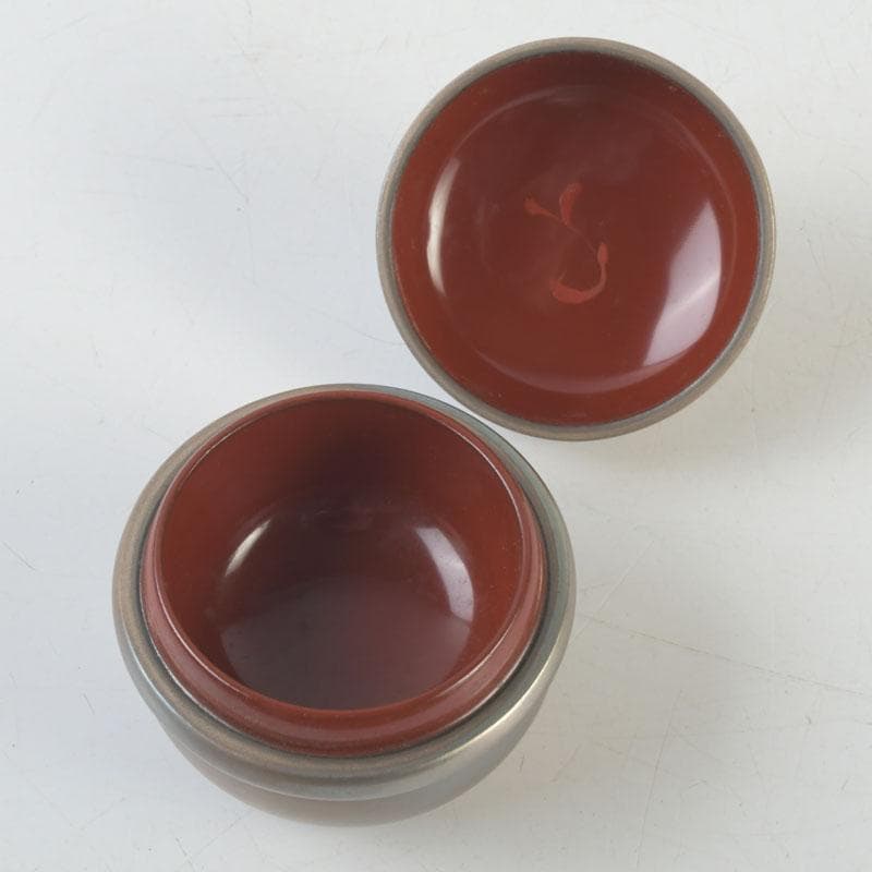 Suzu-gata Kogo Incense Container by Koshu, Authenticated by Hisada Soya Jingyu-sai, Signed Box