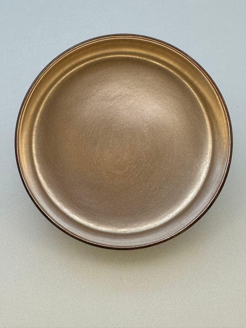 Gold Maki-e Lacquer Natsume Tea Caddy — Waves and Plovers by Tsuji Sekisai, Kyoto Lacquer, Signed Box