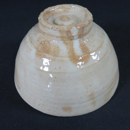 Hagi Ware Tea Bowl by Kaneko Nobuhiko — Shiroyama-gama Chawan with Tomobako