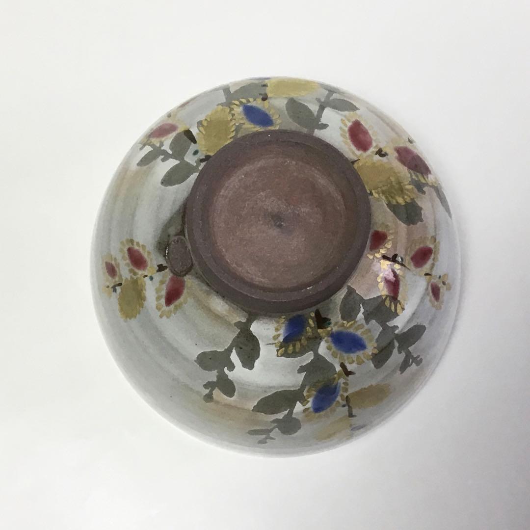 Iwagama Wax-Resist Pussy Willow Tea Bowl - Spring Nekoyanagi Chawan with Kiri Box