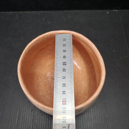 Sasaki Shoraku Raku Chawan - Koetsu Otogozenutsushi Red Tea Bowl with Signed Box