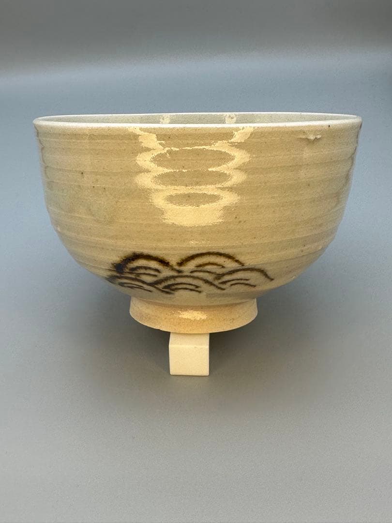 Eiraku Zengoro E-Gohon Chawan — Wave and Cloud, Tomobako