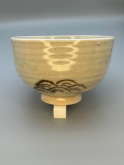 Eiraku Zengoro E-Gohon Chawan — Wave and Cloud, Tomobako