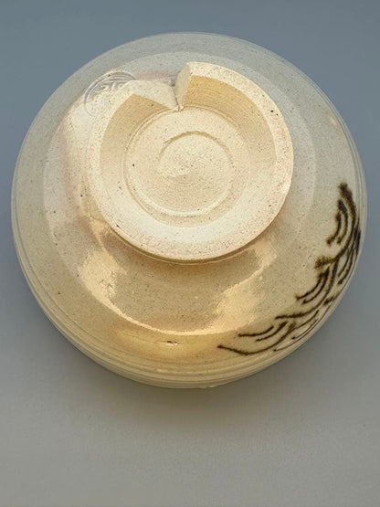 Eiraku Zengoro E-Gohon Chawan — Wave and Cloud, Tomobako