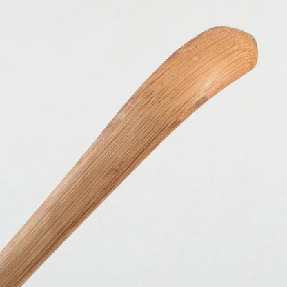 Bamboo Chashaku Tea Scoop by Nishikawa Baigen — Inscribed by Zen Master Fujii Kaido, Daitokuji, with Original Tube and Box