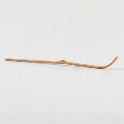Bamboo Chashaku Tea Scoop by Nishikawa Baigen — Inscribed by Zen Master Fujii Kaido, Daitokuji, with Original Tube and Box