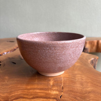 Karatsu Ware Matcha Bowl by Mogi Noboru (Museki) — Hiiro Glaze Drips, Signed Wooden Box