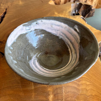 Kato Shunto Hakeme Hira-Chawan — Dragon Kiln, Signed Box