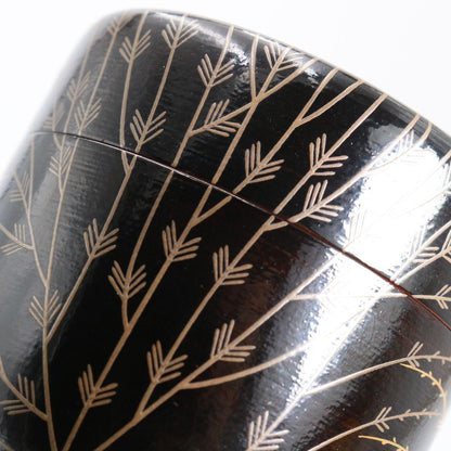 Ishii Ryuho — Sokuchusai Preference Budding Willow Maki-e O-Natsume | Urasenke Tea Caddy