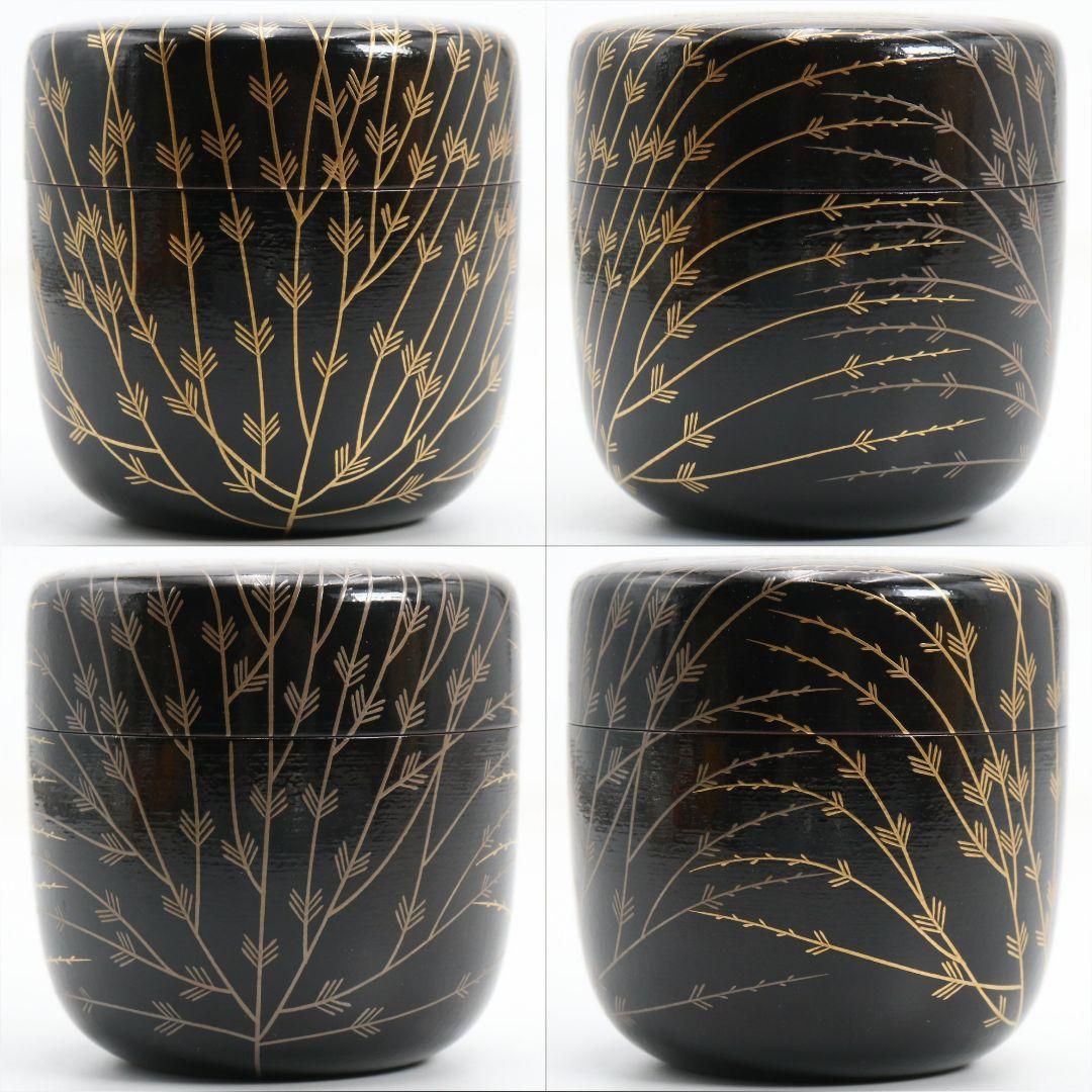 Ishii Ryuho — Sokuchusai Preference Budding Willow Maki-e O-Natsume | Urasenke Tea Caddy
