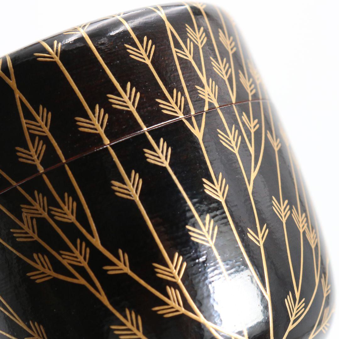 Ishii Ryuho — Sokuchusai Preference Budding Willow Maki-e O-Natsume | Urasenke Tea Caddy
