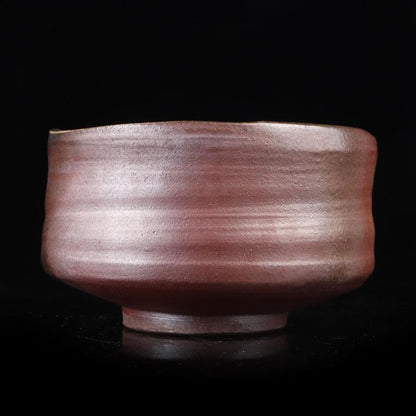 Morimoto Katsura Bizen Tea Bowl Wood Fired Chawan Hi-iro Goma Ash Glaze