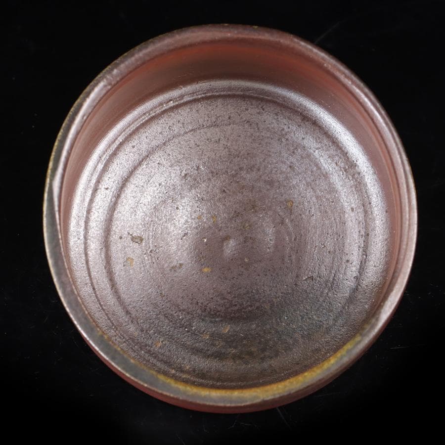 Morimoto Katsura Bizen Tea Bowl Wood Fired Chawan Hi-iro Goma Ash Glaze
