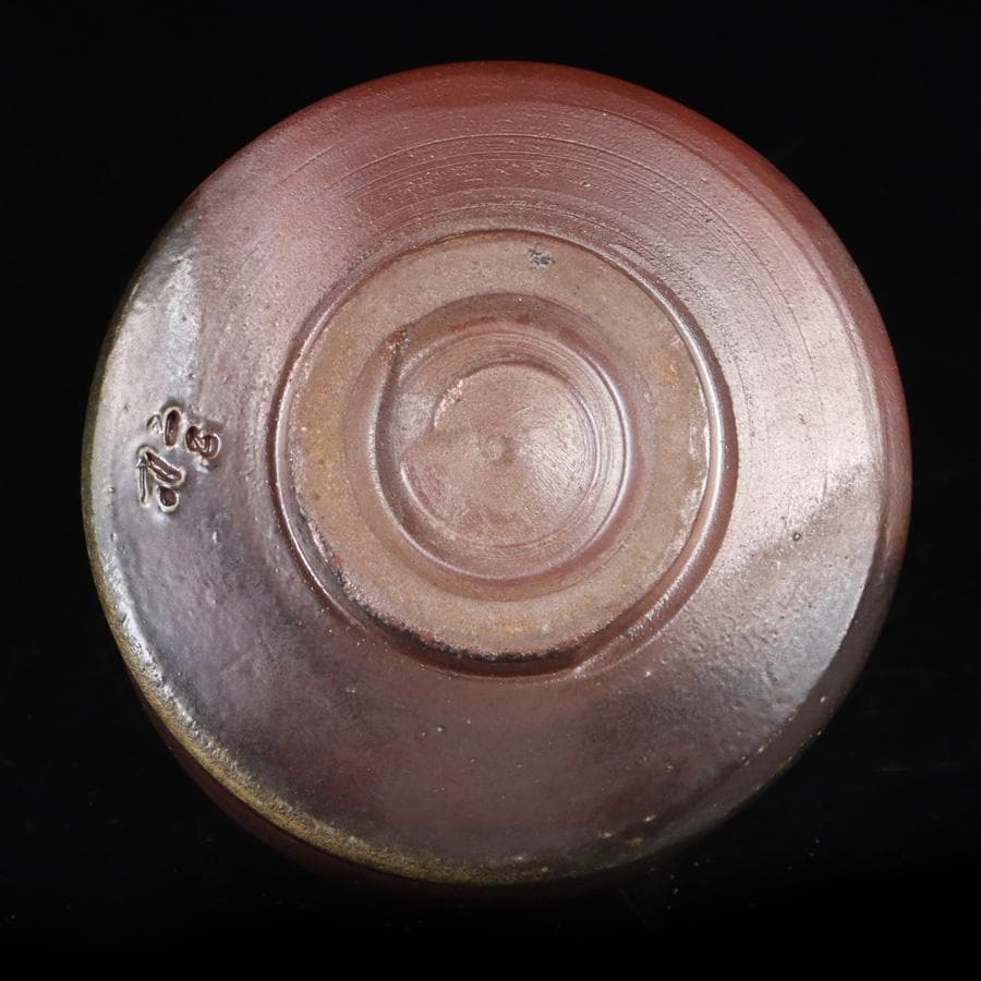 Morimoto Katsura Bizen Tea Bowl Wood Fired Chawan Hi-iro Goma Ash Glaze