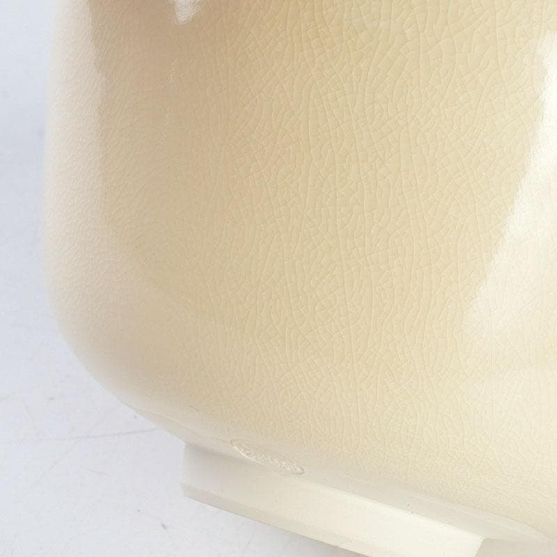 Miyake Yoshun Kyo-ware Iro-e Bamboo & Sparrow Tea Bowl with Tomobako