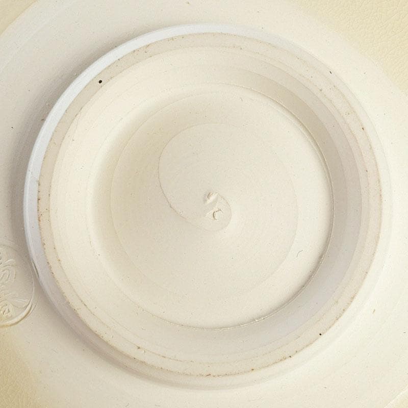 Miyake Yoshun Kyo-ware Iro-e Bamboo & Sparrow Tea Bowl with Tomobako