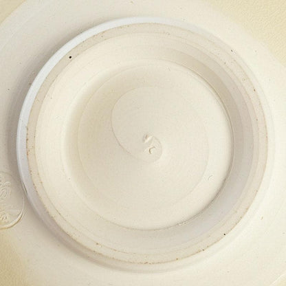 Miyake Yoshun Kyo-ware Iro-e Bamboo & Sparrow Tea Bowl with Tomobako
