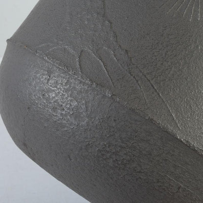 Kikuchi Masamitsu Pine Pattern Amida Iron Tea Kettle Chagama