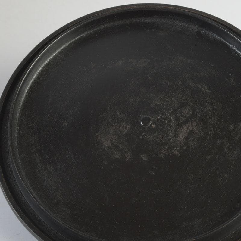 Kikuchi Masamitsu Pine Pattern Amida Iron Tea Kettle Chagama