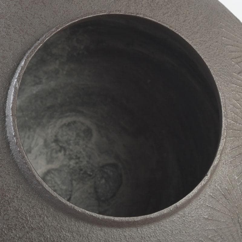 Kikuchi Masamitsu Pine Pattern Amida Iron Tea Kettle Chagama