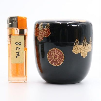 Nushi Kasho Kodai-ji Maki-e Gold Chrysanthemum Natsume Tomobako