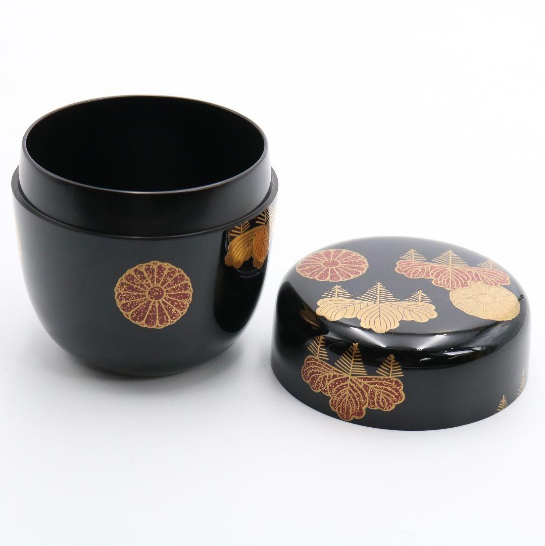 Nushi Kasho Kodai-ji Maki-e Gold Chrysanthemum Natsume Tomobako