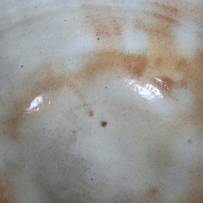 Abstract Triangle Tea Bowl by Seiwa Kiln - Modern Chawan with Geometric Iron Design