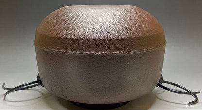Amida-gama Tea Kettle by Living National Treasure Takahashi Keitei | Iron Chagama Box
