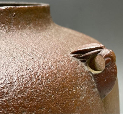 Amida-gama Tea Kettle by Living National Treasure Takahashi Keitei | Iron Chagama Box