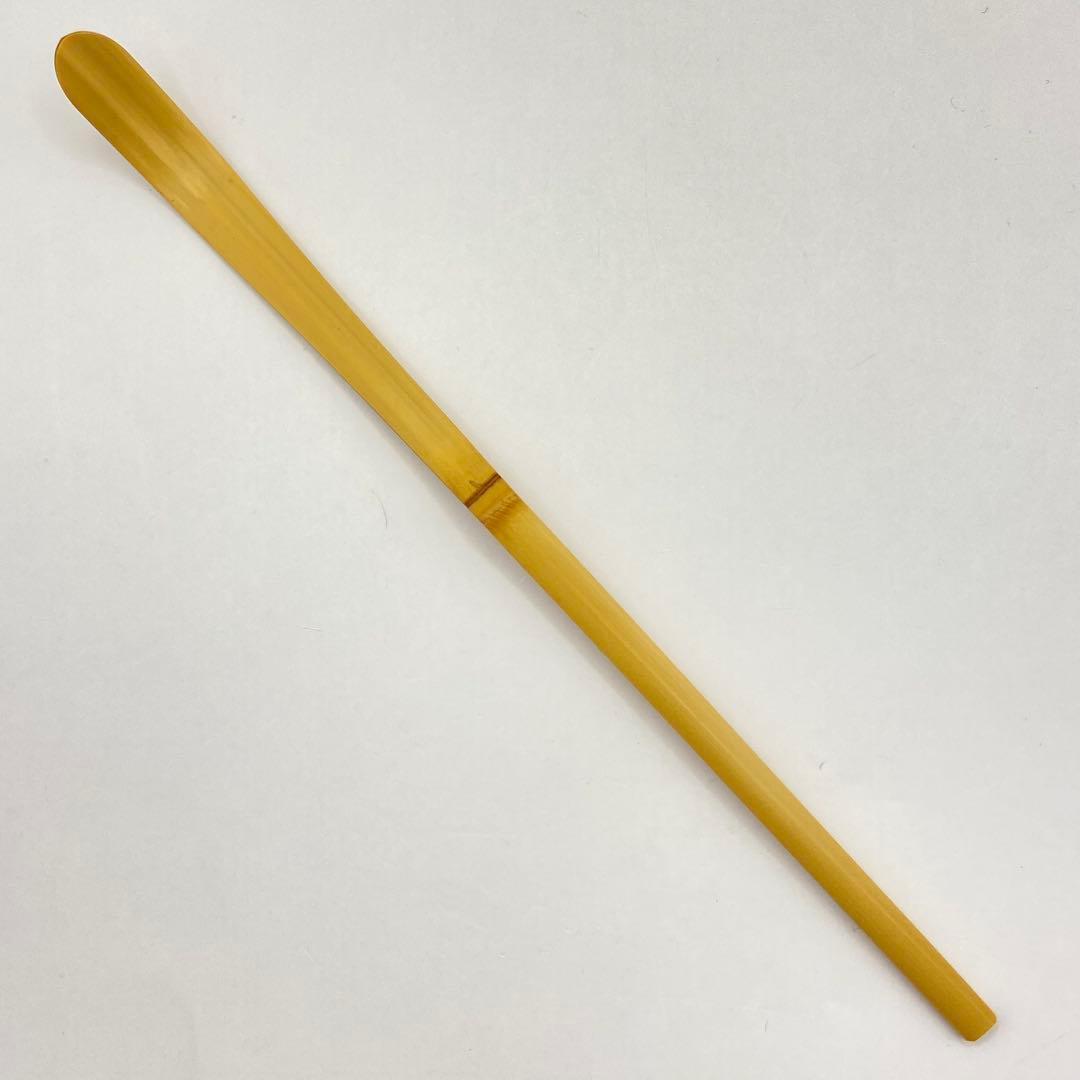 Zen Bamboo Tea Scoop by Takahashi Etsudo, Motto: Mushin (No Mind)