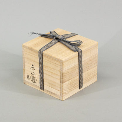 Nezumi Shino Chawan "Fukuju" by Noda Tozan — Daitokuji Inscription, Signed Box, Mino Ware Matcha Bowl