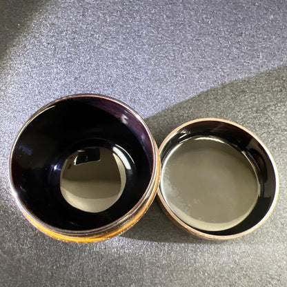 Nashiji Shikunshi Natsume by Yamashita Shunpo – Wajima Lacquer – Makie Art – Japan