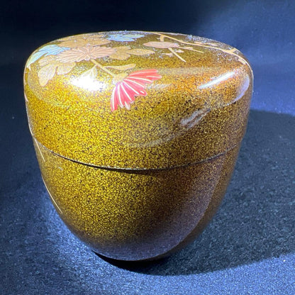 Nashiji Shikunshi Natsume by Yamashita Shunpo – Wajima Lacquer – Makie Art – Japan