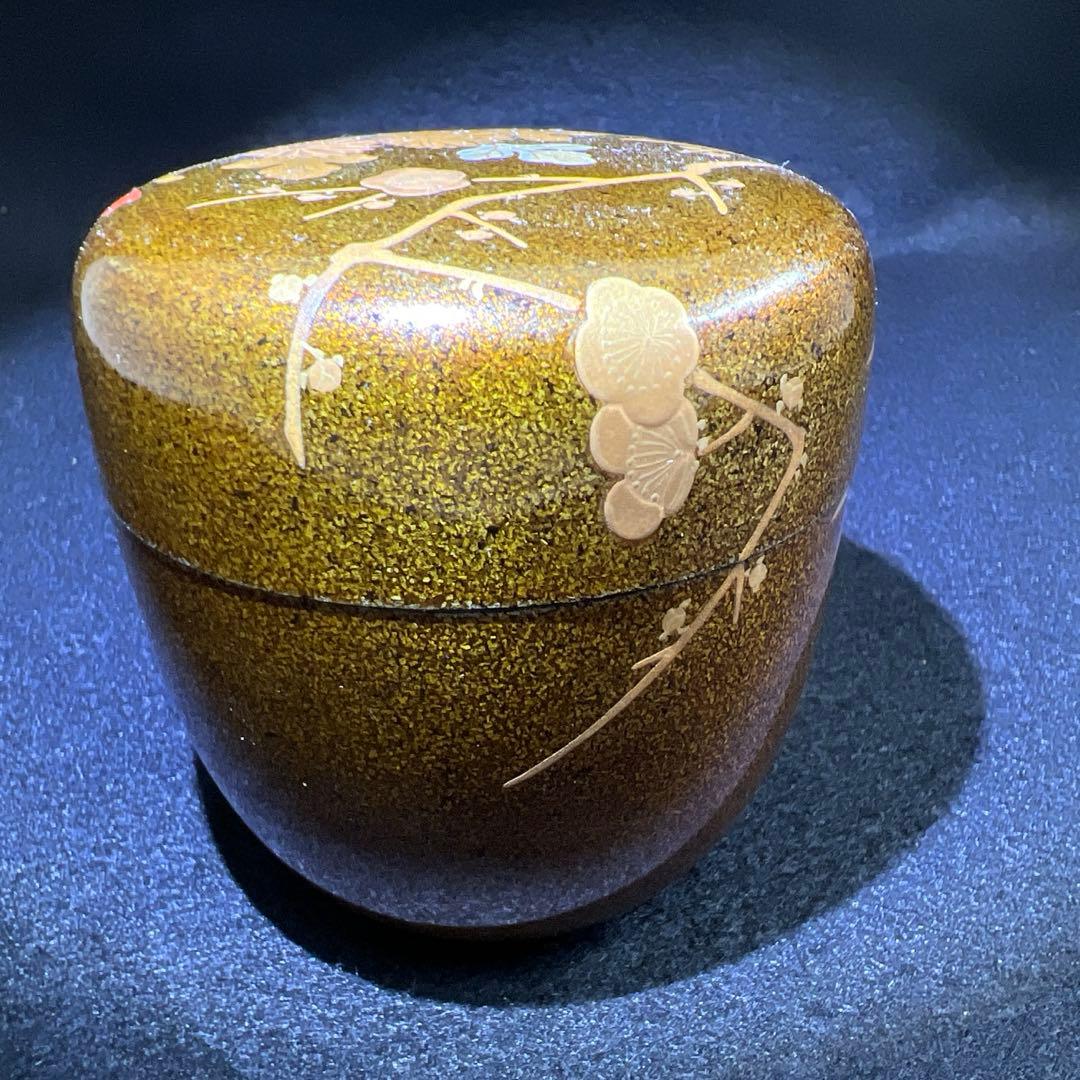 Nashiji Shikunshi Natsume by Yamashita Shunpo – Wajima Lacquer – Makie Art – Japan