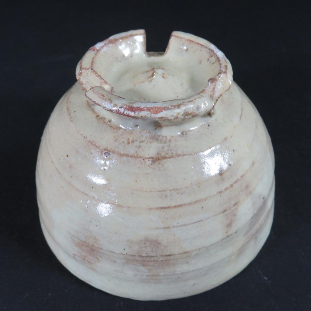 Ko-Hagi Iron Spot Chawan - Old-Style Hagi Ware Tea Bowl with Signed Box
