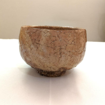 Shibuya Deishi Hagi Ware Chawan - Seven Transformations Tea Bowl with Signed Box
