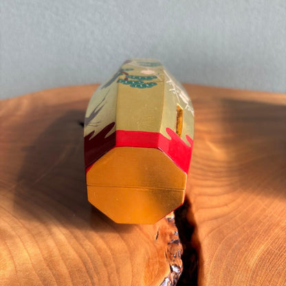 Buriburi Kogo — Gold Maki-e Pine Bamboo Plum Crane, Mineharu, Box