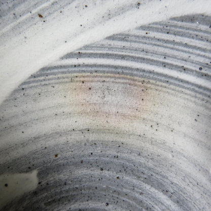 Nakazato Takashi Karatsu Hakeme Tea Bowl — Ryuta-gama Chawan with Tomobako