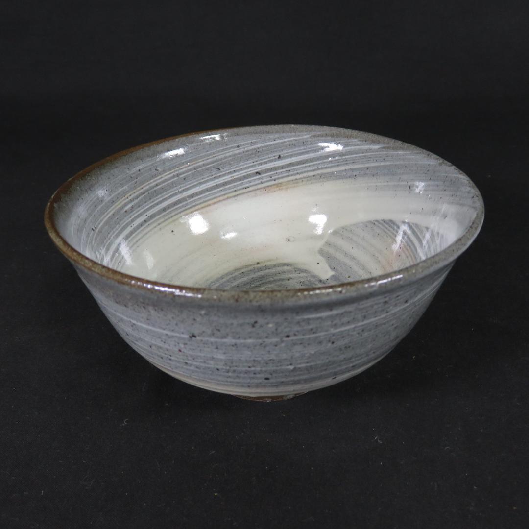 Nakazato Takashi Karatsu Hakeme Tea Bowl — Ryuta-gama Chawan with Tomobako