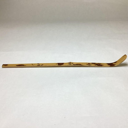 Spotted Bamboo Chashaku Tatsutagawa by Bansetsu Gomatake Tea Scoop Autumn Motif