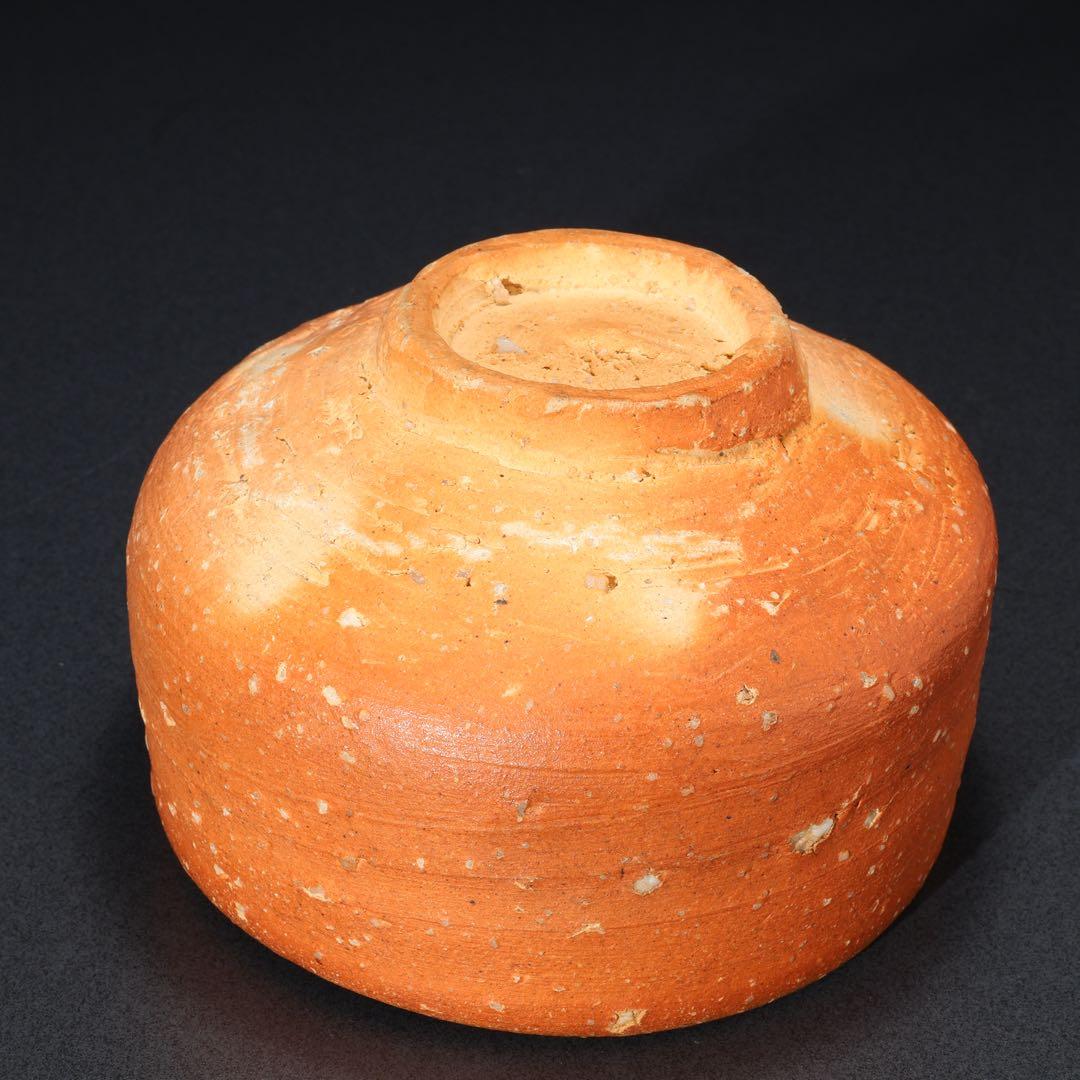 Ueda Juho Shigaraki Ware Matcha Bowl Hand-Thrown Red Clay Feldspar Tomobako