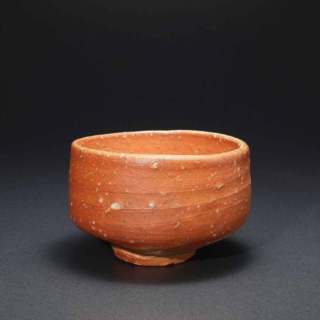 Ueda Juho Shigaraki Ware Matcha Bowl Hand-Thrown Red Clay Feldspar Tomobako