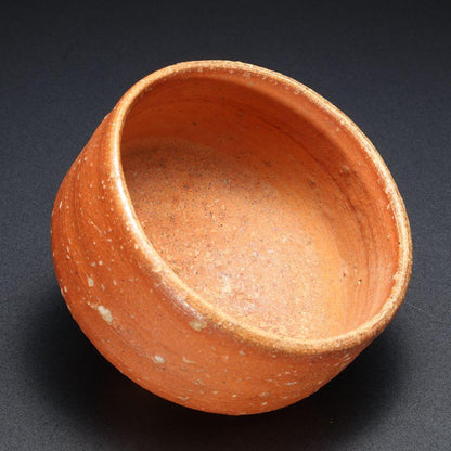 Ueda Juho Shigaraki Ware Matcha Bowl Hand-Thrown Red Clay Feldspar Tomobako
