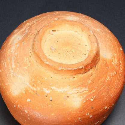 Ueda Juho Shigaraki Ware Matcha Bowl Hand-Thrown Red Clay Feldspar Tomobako