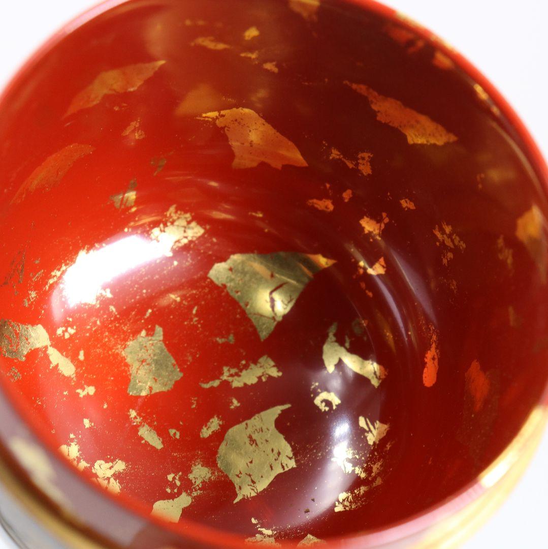 Mebari Yanagi Maki-e O-Natsume by Takeuchi Kosai - Willow Gold Lacquer Tea Caddy