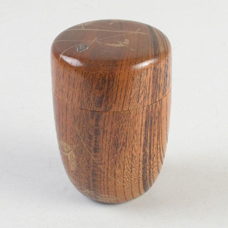 Sparrow Natsume by Nakabayashi Seizan – Japanese Tea Caddy – Inaho Makie – Japan