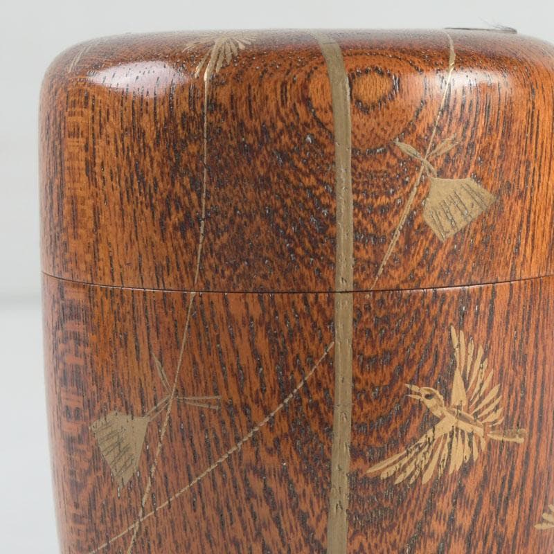Sparrow Natsume by Nakabayashi Seizan – Japanese Tea Caddy – Inaho Makie – Japan